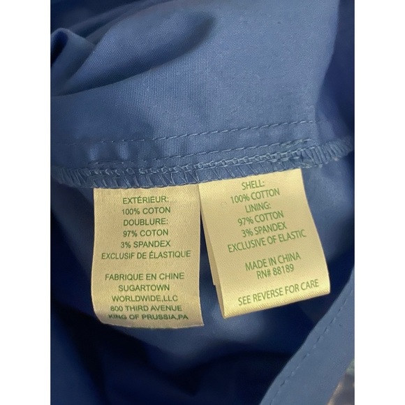 EUC Lilly Pulitzer Pink and Blue Floral Romper Mini Dress, Size 2 - Picture 16 of 16